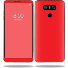 Mobile Phone Accessories MightySkins LGG6-Solid Red Skin Sticker Wrap Cover