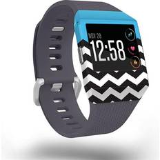 Wearables MightySkins Baby Blue Chevron Skin for Fitbit Ionic