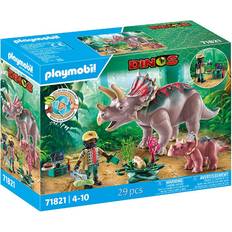 Playmobil dinos Playmobil Dinos Triceratops Familie 71821