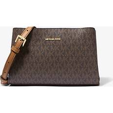 Michael Kors Handbags on sale Michael Kors MK Ruthie Small Signature Logo Crossbody - Brown