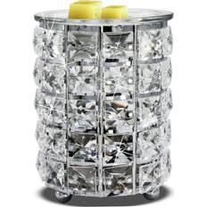 Silver Wax Melt Fairmont Park Aldas Iron Tabletop Warmer 15.5cm H x 11.43cm W x 4.5cm D Wax Melt