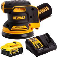 Dewalt 18v orbital sander Dewalt DCW210N 18V XR Brushless 125mm Orbital Sander 1 x 5.0Ah Battery & Charger