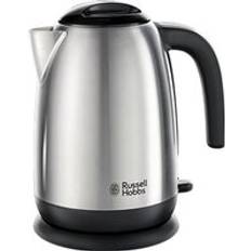 Russell Hobbs Boil Dry Protection - Silver Kettles Russell Hobbs Brushed Stainless Steel 1.7L Open Handle Kettle