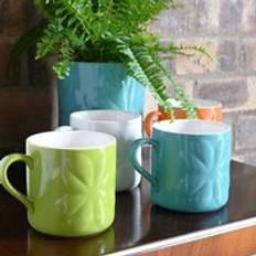 Navigate Carnaby Embossed Mug - Green Cup & Mug