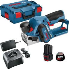 Elektro-Handhobel Bosch GHO 12V-20 12V Akku Ladegerät in L-Boxx