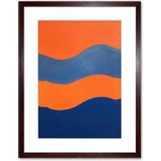 Interior Details ARTERY8 Wall Print Colours of the Mediterranean Oil Painting 9 x 7 inch Framed Art