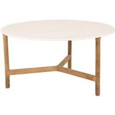 Cane-Line Soffbord Cane-Line Bordsskiva Ø90 cm Travertine Look Ceramic Vit