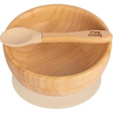 Tiny Dining Bamboo Suction Bowl & Spoon Set 775ml