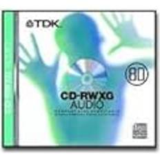 TDK CD-RW80EN Audio Music 80 Min CD Disc