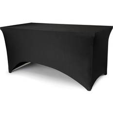 Svarta Bordsdukar PartyDeco Bordduk Överdrag Svart 183x76x74 cm Bordsduk Svart (182.88x)