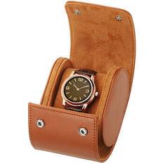 Orange Watch Boxes Uxcell Leather Watch Storage Box Case for Men Women