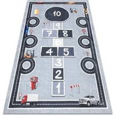 RUGSX Bambino Rug Grey 120 cm x 170 cm