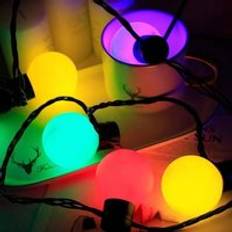 Transparent Camping Lights Leaper 5M 20L Transparent Bulb Warm Light