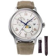 Mocka Armbandsur Orient Elegant Klocka RA-AK0808S Vit Klassisk