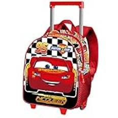 Disney Cars 3 Racer Liten 3D Ryggsäck Med Hjul - Röd