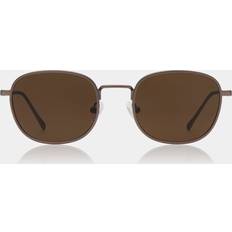 A.Kjærbede Hello Solglasögon - Matte Brown