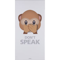 Skivmaterial Fibrotech Art-Acoustic Dont Speak Abe Vit Akustikfilt