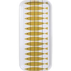 Almedahls Herring 15x32 cm Ochre Serving Tray