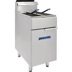 Imperial Twin Tank Basket Free Standing Natural Gas Fryer IFS-2525