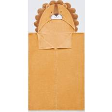 John Lewis Kids' Lion Hooded Towel Yellow