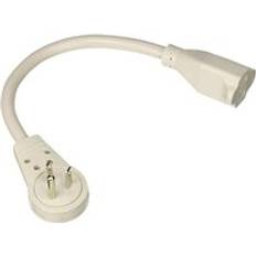 Universal 6" Extension Cord with Flat Rotating Plug