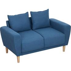 Northio Tvåsitssoffa Med 2 Kuddar 51cm Soffa 3-sits