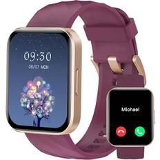 Smartklockor Ethelred Smartklockor För Kvinnor Och Män 1.8 Tum HD