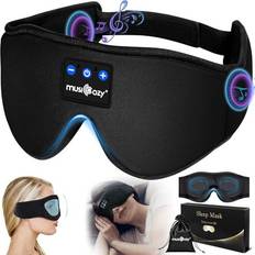 Musicozy Bluetooth Cotton Sleep Mask Upgraded 3D Eye Mask