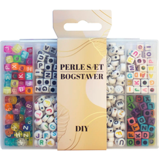 Perler på tilbud 1CONCEPT Perleæske bogstaver og former