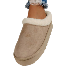 Shein Women's High Top Thick Sole Shoes For Autumn/winter Season - Anti-slip, Silent Movement, Warm And Cozy