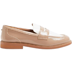 River Island Chunky Colour Block Loafers - Beige