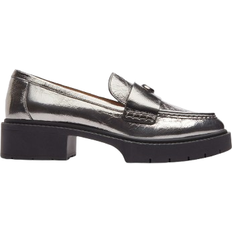 Coach Leah Crinkle Metallic Loafer - Silberfarben