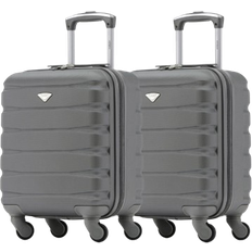 2 hjul - Hårde Kabinekufferter Flight Knight Easyjet Underseat Hartschalen-Handgepäckkoffer 45 x 36 x 20 cm