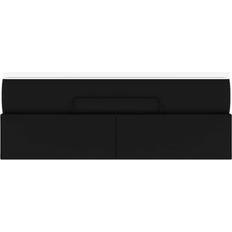 vidaXL Ottoman Med Madrass 120x190 cm Ramsäng 120x190cm