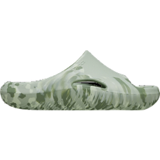 Crocs Green Slides Crocs Mellow Marbled Slide - Plaster