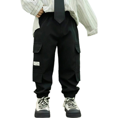Shein Young Boy MultiPocket Cargo Pants Suitable For Daily Wear All Seasons
