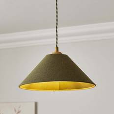 Churchgate Ashby Conical Extreme Empire Lamp Olive Shade ∅ 30cm