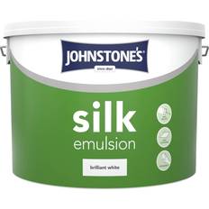 Johnstones Silk Wall Paint Brilliant White 10L