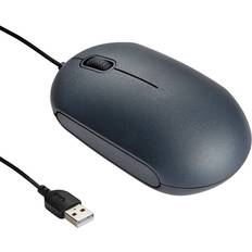 USB Optical Ambidextrous Mouse USB Nano Receiver Black