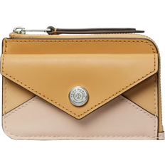 Tory Burch Leather Zip Card Case - Soft Pink Multi