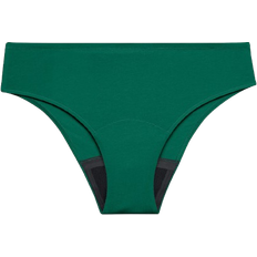 ComfortFit Essentials Brazilian Moderate Menstrual Panties - Green