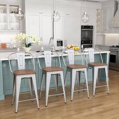 17 Stories Wayfair Burney 42.0 Seating Stool 36" 4pcs
