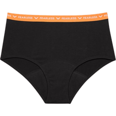 Libresse Teen Brief Ample Menstrual Panties - Black/Orange