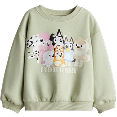 H&M Girls Yellow Printed Sweatshirt - 2-4Y