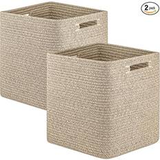 Cotton Rope Woven Storage Cube 13 x 13 Inches