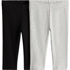 H&M Baby 2-Pack Leggings - Grey