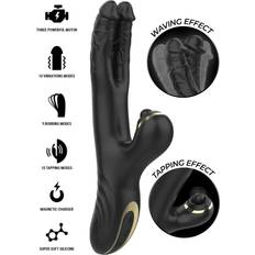 Two Dragons Double Vibrator Black