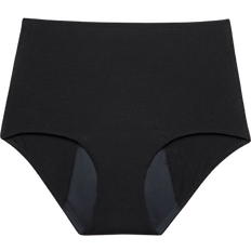Libresse Sleepwear High Waist Menstrual Panties with Extended Crotch - Black