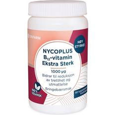 Nycoplus B12 Ekstra Sterk 1000 mcg Tyggetabletter stk 90 st