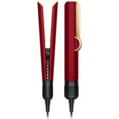Haarstylers Dyson Airstrait Stijltang Red Velvet Goud